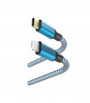 Cable USB reflective c-ltg blue