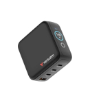Verbatim 30240 Mini GaN Charger with Display, 140W, Indoor, AC, 28 V, Black