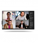 Dell P5525QC 55 " IPS 4K UHD 16:9 60 Hz 8 ms 3840x 2160 pixels 400 cd/m&sup2; HDMI ports quantity 2