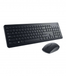 Dell Keyboard and Mouse KM3322W Keyboard and Mouse Set Wireless Batteries included Ukrainian Black |