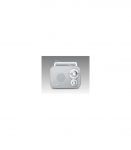 Muse Portable Radio M-051RW AUX in White