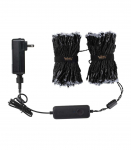 Twinkly|Strings Smart LED Lights 400 RGB (Multicolor), 32m, Black wire|RGB &ndash; 16M+ colors