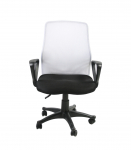 T&ouml;&ouml;tool TREVISO, 59x58xH90-102cm, must/valge, pol&uuml;esterkangas, plastik