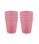 Procos korduvkasutatav peotops 250ml, 6 tk, roosa pastel