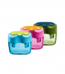 Herlitz pliiatsiteritaja, ergonoomiline, 2 auku, 4 t&uuml;kki pakis