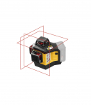 Ristjoonlaser LAX 600, 3x360&deg; punane kiir, karkass CAS, Stabila