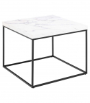 Diivanilaud BAROSSA 60x60xH45cm, valge