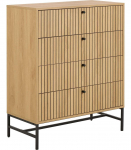 Kummut ALBANY 80,6x40xH100,1cm, naturaalne