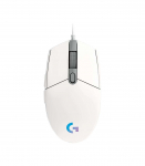 MOUSE USB OPTICAL G102 LIGHTSY/WHITE 910-005824 LOGITECH