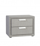 &Ouml;&ouml;kapp CAREN hall, 50,5x41xH40cm, MDF, pol&uuml;esterkangas