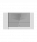 Klaasist esipaneel Teka soojendus- ja vaakumsahtlile p&auml;rlihall