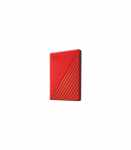Western Digital WDBPKJ0040BRD-WESN My Passport External HDD, 4TB, USB 3.2 Gen 1, Red