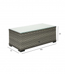 Diivanilaud GENEVA 105x51xH39 cm, hall