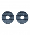 Anker Eufy 2-Pack Vacuum Mop Replacement Pads, Compatible C20 Series Robot Vacuums Gray/Blue