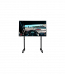 Next Level Racing Floor stand Round Tube Freestanding Single Monitor Stand Up to 65 " Height adjustment, Tilt |