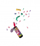 PartyDeco konfetikahurid, v&auml;ikesed, 4 tk