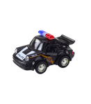Classic Police Car 1:38 Drive Lights Sounds Black