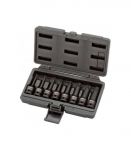 L&ouml;&ouml;kpadrun TORX komplekt 1/2&acute;&acute; T30-T80 8-osa pikk, KS Tools