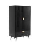 Riidekapp PIXAR 100x56xH175cm, must