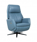 Tugitool DAMIANO elektriline recliner 72x84xH116cm, sinine nahk