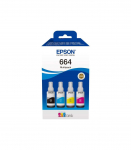 Epson 664 EcoTank 4-colour multipack Epson C13T66464A 664 EcoTank 4-colour multipack Ink tank Black, yellow,