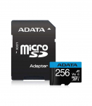 MEMORY MICRO SDXC 256GB W/AD./AUSDX256GUICL10A1-RA1 ADATA