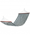 Rippkiik TIINA rohelisetriibuline 200x100cm, textiline materjal