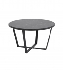 Diivanilaud AMBLE D77xH44cm, must, melamiin, metall