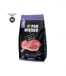 PAN MIĘSKO Veal with Lamb Senior Crunchy M - Dry Dog Food - 9kg