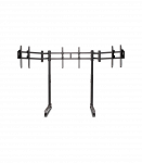 Next Level Racing Floor stand Round Tube Freestanding Single Monitor Stand Up to 3x43 " Height adjustment, Tilt |
