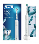 Elektriline hambahari ORAL-B Pro 750 Cross Action + reisi&uuml;mbris (valge)