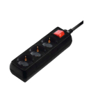 Pikendusj. Hama 3-Way, Switch, 3m, Black