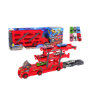 Large 3-storey truck trailer Heavy Duty Truck With extendable Car Launching Ramp