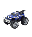 Rear-wheel drive off-road rescue vehicle with towbar, blue 27cm