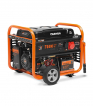 Daewoo GDA 8500E-3 engine-generator 7000 W 30 L Petrol Black, Orange