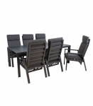 Aiam&ouml;&ouml;blikomplekt TOMSON laud ja 6 tooli