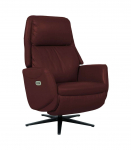 Tugitool DAMIANO elektriline recliner 72x84xH116cm, tumepunane nahk