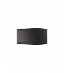 Lanberg Rack cabinet 19" wall-mount 6U/600x450 for self-assembly with metal door (flat pack) WF01-6406-00B Black