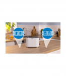 Bosch Compact Toaster TAT2M121 MyMoment Power 950 W Number of slots 2 Housing material Plastic White