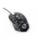 MOUSE USB OPTICAL BLACK/MUS-6B-GRAFIX-01 GEMBIRD