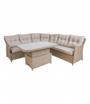 Aiam&ouml;&ouml;blikomplekt PACIFIC laud ja nurgadiivan