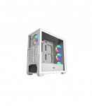 Darkflash DS900WD ATX computer case (White) + 4 fans