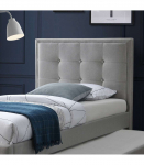 Voodi OSWALDO 90x200cm, ilma madratsita, plaatinahall