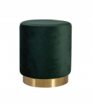 Tumba LA PERLA D35xH42cm, kattematerjal: samet kangas, v&auml;rv: roheline