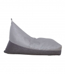 Kott-tool MITSU-MITSU, 130x80x20/70cm, tumehall/helehall h&otilde;bedaga, 50%puuvill, 50% pol&uuml;ester, kangas 304/305.