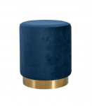 Tumba LA PERLA D35xH42cm, kattematerjal: samet kangas, v&auml;rv: meresinine