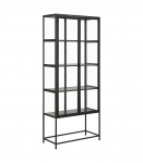 Vitriinkapp SEAFORD 77x35xH185,6cm, must