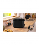 Bosch Compact Toaster TAT2M123 MyMoment Power 950 W Number of slots 2 Housing material Plastic Black