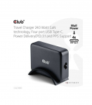 MOBILE CHARGER 4PORT/GAN 240W CAC-1918 CLUB3D