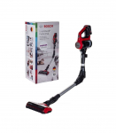Bosch BBS711ANM stick vacuum/electric broom Bagless 0.3 L Black, Red, Stainless steel